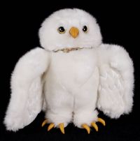 Harry Potter Hedwig Snowy White Owl Plush Warner Bros. 2000